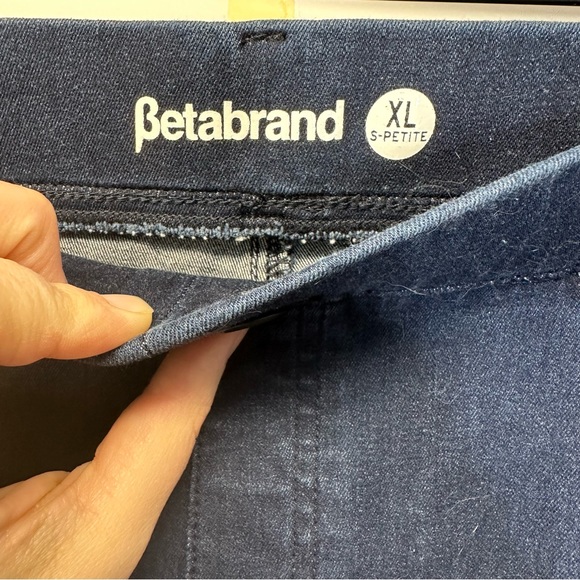 Betabrand Yoga Denim Pull On Jegging Skinny Jeans Size XL Petite - Picture 6 of 10